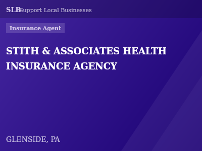 STITH & ASSOCIATES HEALTH INSURANCE AGENCY — Insurance Agent in GLENSIDE, PA