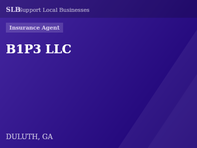B1P3 LLC — Insurance Agent in DULUTH, GA
