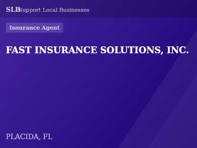 FAST INSURANCE SOLUTIONS, INC. — Insurance Agent in PLACIDA, FL