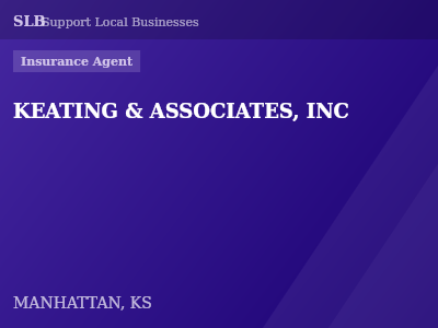 KEATING & ASSOCIATES, INC — Insurance Agent in MANHATTAN, KS