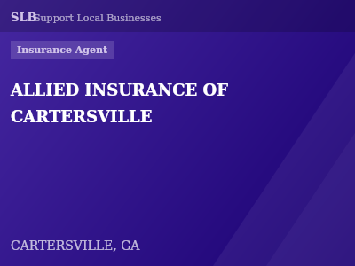 ALLIED INSURANCE OF CARTERSVILLE — Insurance Agent in CARTERSVILLE, GA