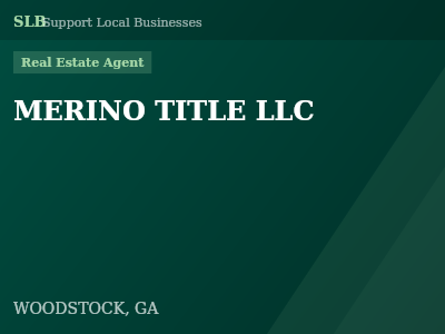 MERINO TITLE LLC — Real Estate Agent in WOODSTOCK, GA