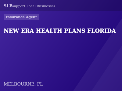 NEW ERA HEALTH PLANS FLORIDA — Insurance Agent in MELBOURNE, FL