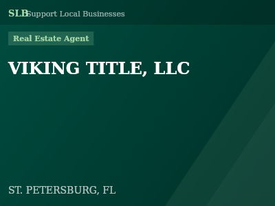 VIKING TITLE, LLC — Real Estate Agent in ST. PETERSBURG, FL