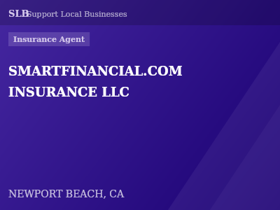 SMARTFINANCIAL.COM INSURANCE LLC — Insurance Agent in NEWPORT BEACH, CA
