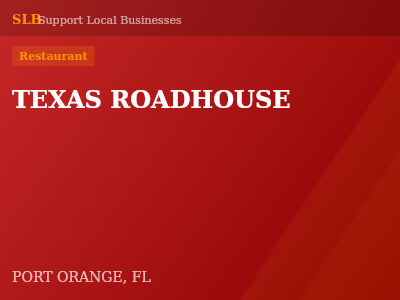 TEXAS ROADHOUSE — Restaurant in PORT ORANGE, FL
