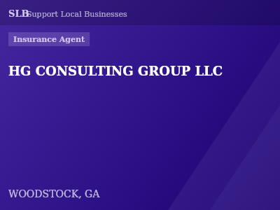 HG CONSULTING GROUP LLC — Insurance Agent in WOODSTOCK, GA