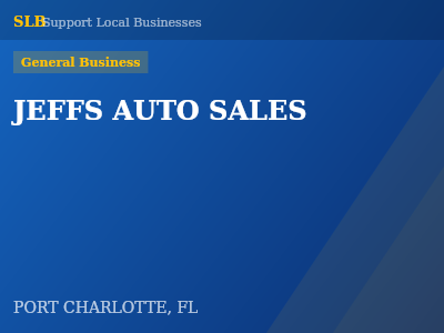 JEFFS AUTO SALES — General Business in PORT CHARLOTTE, FL