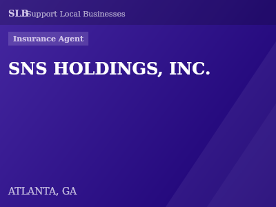 SNS HOLDINGS, INC. — Insurance Agent in ATLANTA, GA