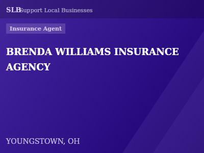 BRENDA WILLIAMS INSURANCE AGENCY — Insurance Agent in YOUNGSTOWN, OH