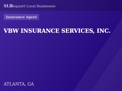 VBW INSURANCE SERVICES, INC. — Insurance Agent in ATLANTA, GA