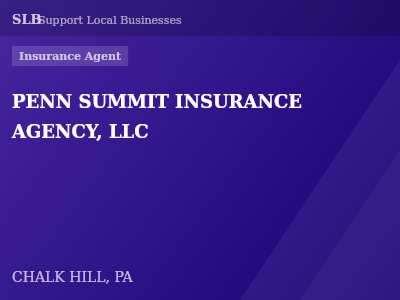 PENN SUMMIT INSURANCE AGENCY, LLC — Insurance Agent in CHALK HILL, PA