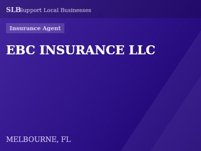 EBC INSURANCE LLC — Insurance Agent in MELBOURNE, FL