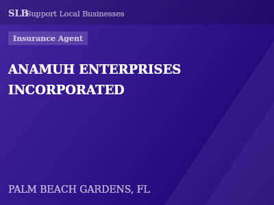 ANAMUH ENTERPRISES INCORPORATED — Insurance Agent in PALM BEACH GARDENS, FL