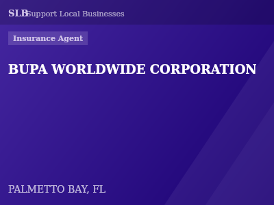 BUPA WORLDWIDE CORPORATION — Insurance Agent in PALMETTO BAY, FL