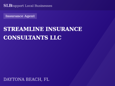 STREAMLINE INSURANCE CONSULTANTS LLC — Insurance Agent in DAYTONA BEACH, FL
