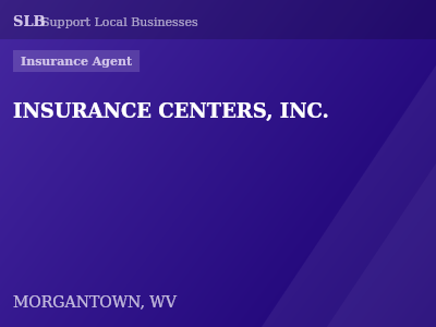 INSURANCE CENTERS, INC. — Insurance Agent in MORGANTOWN, WV