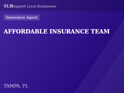 AFFORDABLE INSURANCE TEAM — Insurance Agent in TAMPA, FL