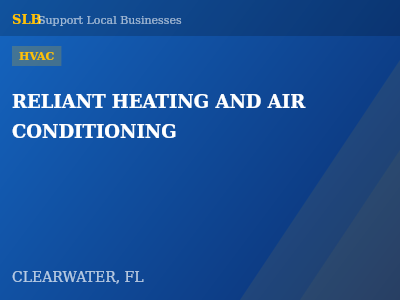 RELIANT HEATING AND AIR CONDITIONING — HVAC in CLEARWATER, FL