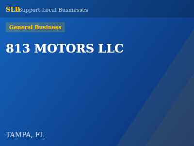 813 MOTORS LLC — General Business in TAMPA, FL