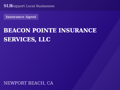 BEACON POINTE INSURANCE SERVICES, LLC — Insurance Agent in NEWPORT BEACH, CA