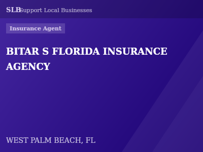 BITAR S FLORIDA INSURANCE AGENCY — Insurance Agent in WEST PALM BEACH, FL