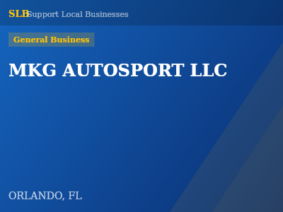 MKG AUTOSPORT LLC — General Business in ORLANDO, FL