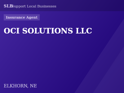 OCI SOLUTIONS LLC — Insurance Agent in ELKHORN, NE