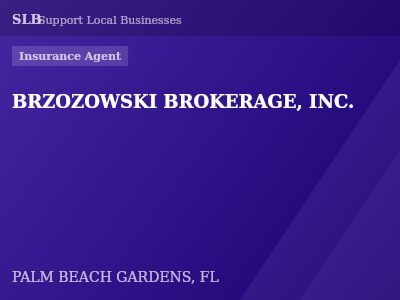 BRZOZOWSKI BROKERAGE, INC. — Insurance Agent in PALM BEACH GARDENS, FL