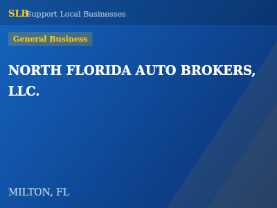 NORTH FLORIDA AUTO BROKERS, LLC. — General Business in MILTON, FL