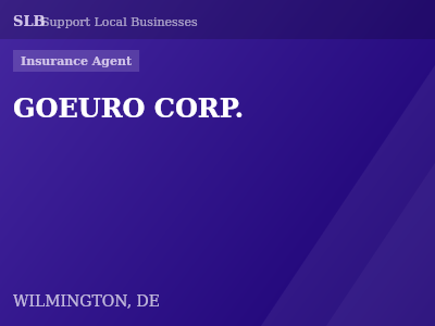 GOEURO CORP. — Insurance Agent in WILMINGTON, DE