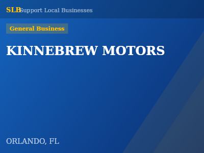 KINNEBREW MOTORS — General Business in ORLANDO, FL