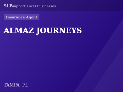 ALMAZ JOURNEYS — Insurance Agent in TAMPA, FL