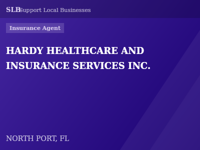 HARDY HEALTHCARE AND INSURANCE SERVICES INC. — Insurance Agent in NORTH PORT, FL