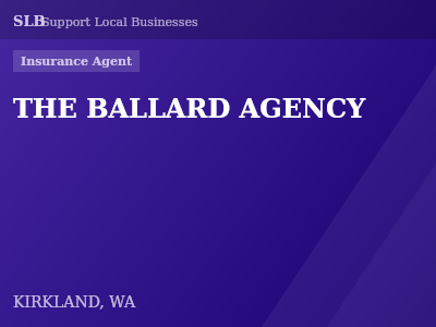 THE BALLARD AGENCY — Insurance Agent in KIRKLAND, WA
