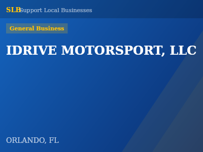 IDRIVE MOTORSPORT, LLC — General Business in ORLANDO, FL