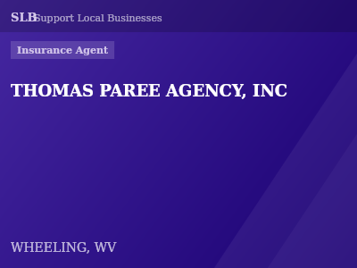 THOMAS PAREE AGENCY, INC — Insurance Agent in WHEELING, WV