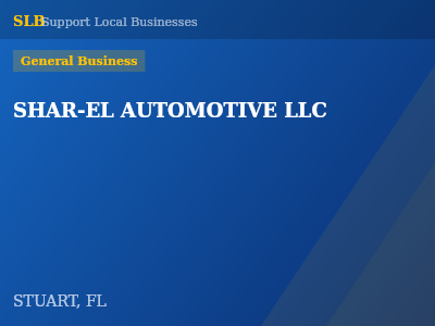 SHAR-EL AUTOMOTIVE LLC — General Business in STUART, FL