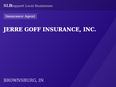 JERRE GOFF INSURANCE, INC. — Insurance Agent in BROWNSBURG, IN