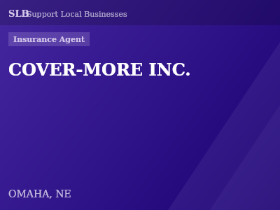 COVER-MORE INC. — Insurance Agent in OMAHA, NE