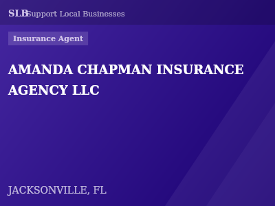 AMANDA CHAPMAN INSURANCE AGENCY LLC — Insurance Agent in JACKSONVILLE, FL
