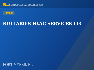 BULLARD'S HVAC SERVICES LLC — HVAC in FORT MYERS, FL