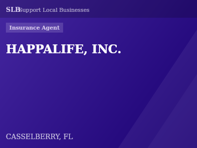 HAPPALIFE, INC. — Insurance Agent in CASSELBERRY, FL