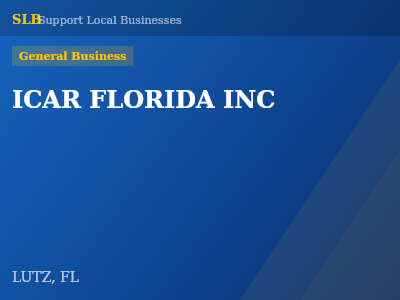 ICAR FLORIDA INC — General Business in LUTZ, FL