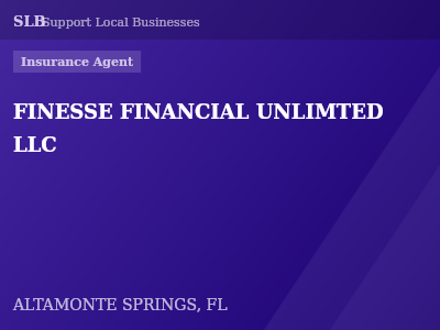 FINESSE FINANCIAL UNLIMTED LLC — Insurance Agent in ALTAMONTE SPRINGS, FL