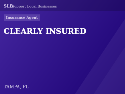 CLEARLY INSURED — Insurance Agent in TAMPA, FL