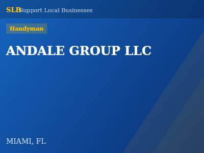 ANDALE GROUP LLC — Handyman in MIAMI, FL