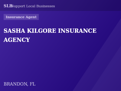 SASHA KILGORE INSURANCE AGENCY — Insurance Agent in BRANDON, FL