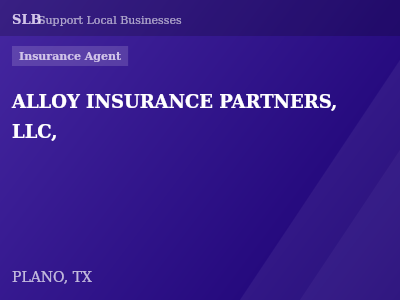 ALLOY INSURANCE PARTNERS, LLC, — Insurance Agent in PLANO, TX