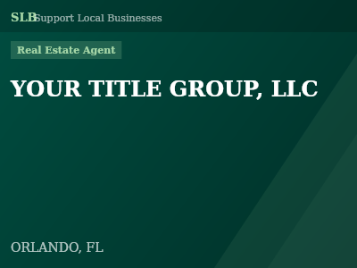 YOUR TITLE GROUP, LLC — Real Estate Agent in ORLANDO, FL